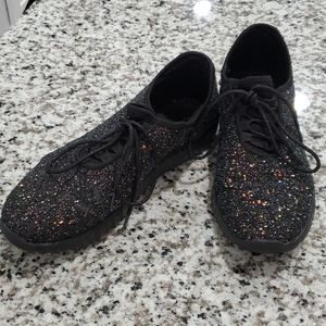 Dark Holographic Glitter Sneakers